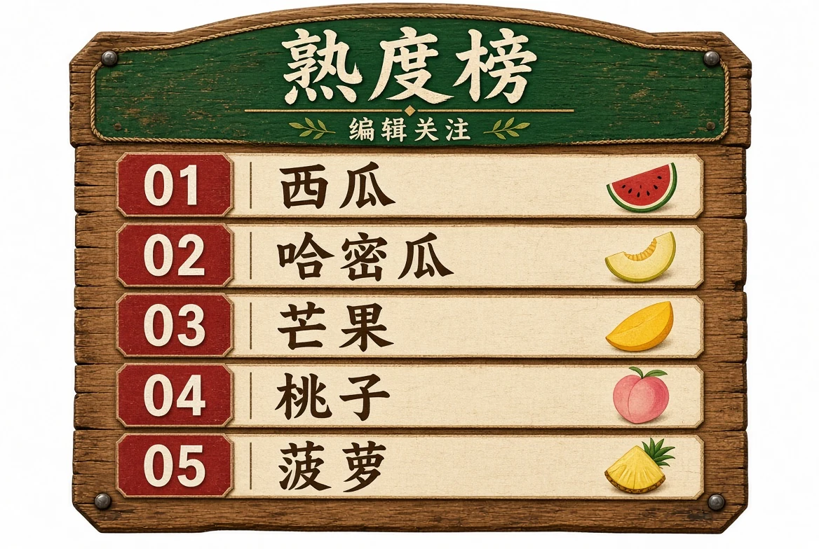 编辑精选编号栏