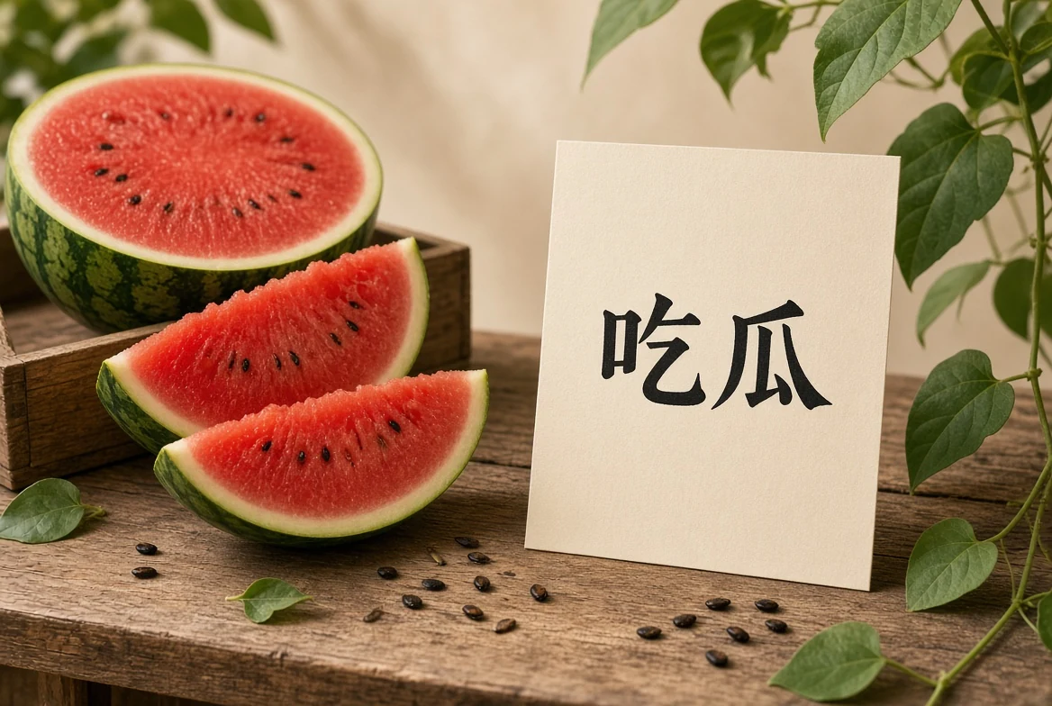 关于吃瓜栏目图片